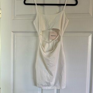 NWT Revolve Superdown XXS white cutout mini dress